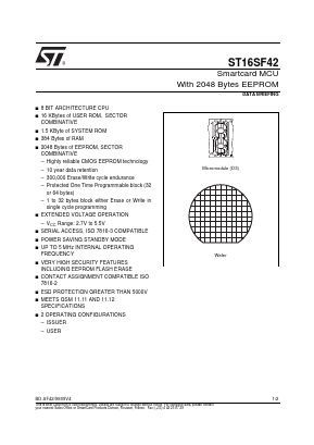 ST16SF42 Datasheet PDF STMicroelectronics