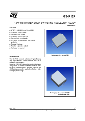GS-R120181.5 Datasheet PDF STMicroelectronics