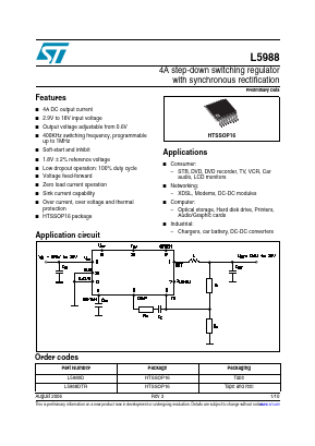 L5988 Datasheet PDF STMicroelectronics