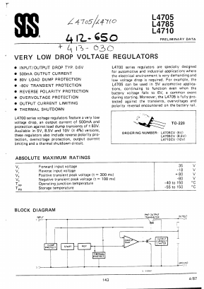 L4785 Datasheet PDF STMicroelectronics