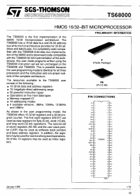 TS68000CFN16 Datasheet PDF STMicroelectronics
