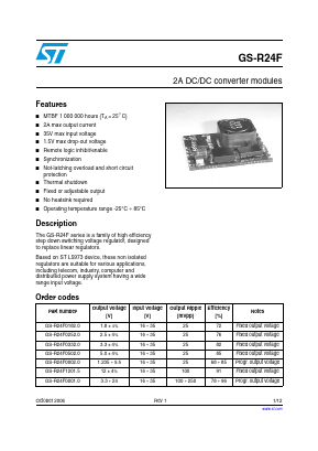 GS-R24F0502.0 Datasheet PDF STMicroelectronics