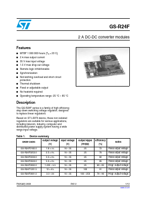GS-R24F0001.0 Datasheet PDF STMicroelectronics