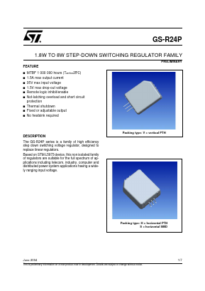 GS-R24P0181.5 Datasheet PDF STMicroelectronics