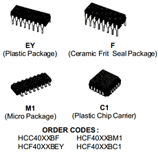 HCF4054BF Datasheet PDF STMicroelectronics