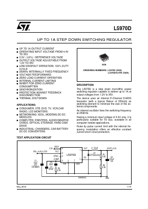 L5970 Datasheet PDF STMicroelectronics