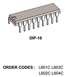 L601-L603 Datasheet PDF STMicroelectronics