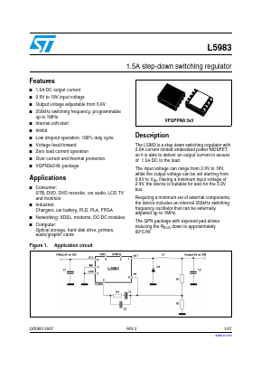 L5983TR Datasheet PDF STMicroelectronics