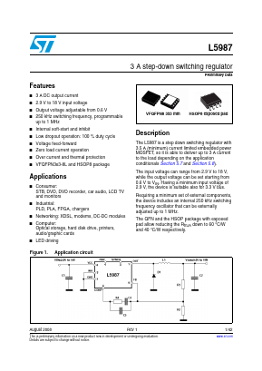 L5987 Datasheet PDF STMicroelectronics
