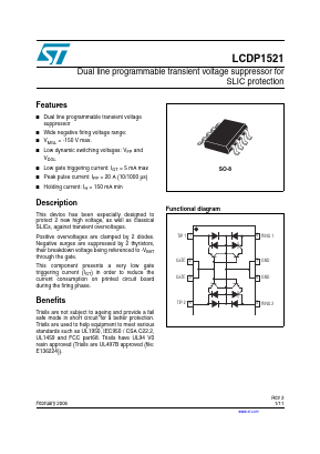CDP152 Datasheet PDF STMicroelectronics