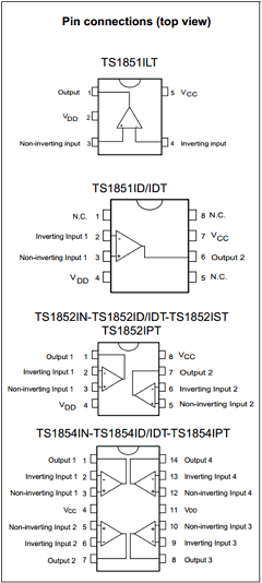 1852I Datasheet PDF STMicroelectronics