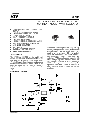 ST735 Datasheet PDF STMicroelectronics