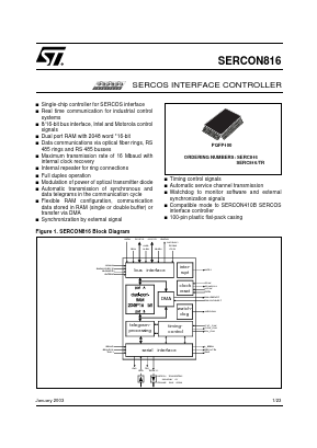 SERC816TR Datasheet PDF STMicroelectronics