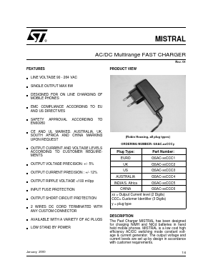 GSAC-XXCCC2 Datasheet PDF STMicroelectronics