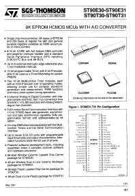 ST90E31D1 Datasheet PDF STMicroelectronics