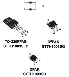 STTH1003SFP Datasheet PDF STMicroelectronics