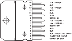 TDA7295 Datasheet PDF STMicroelectronics