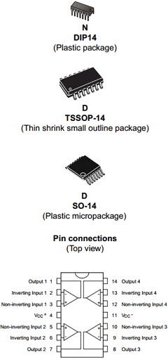 TL084 Datasheet PDF STMicroelectronics
