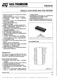 TS7515IP Datasheet PDF STMicroelectronics