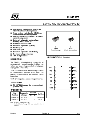 M1121 Datasheet PDF STMicroelectronics