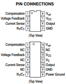 UC3842BD1G Datasheet PDF STMicroelectronics