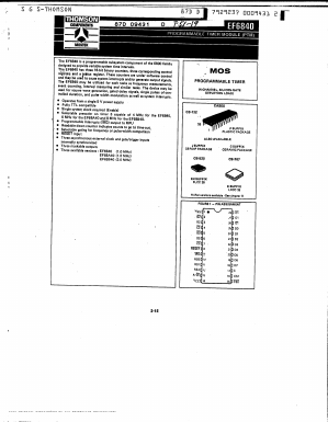 EF6840 Datasheet PDF STMicroelectronics
