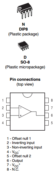 TL081AIYDT Datasheet PDF STMicroelectronics