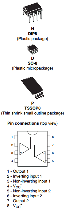 TL082AC Datasheet PDF STMicroelectronics