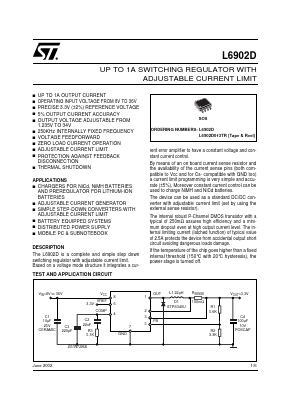 L6902D Datasheet PDF STMicroelectronics