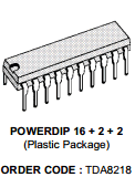 TDA8218 Datasheet PDF STMicroelectronics