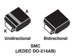 SMCJ18CA Datasheet PDF STMicroelectronics