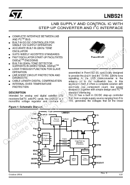LNBS21PD Datasheet PDF STMicroelectronics