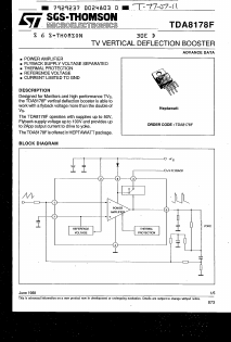 TDA8178F Datasheet PDF STMicroelectronics