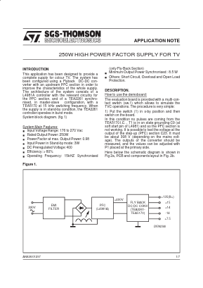 AN826 Datasheet PDF STMicroelectronics