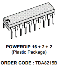 TDA8215B Datasheet PDF STMicroelectronics