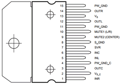 TDA7497 Datasheet PDF STMicroelectronics