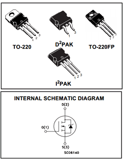 STP5NC50 Datasheet PDF STMicroelectronics