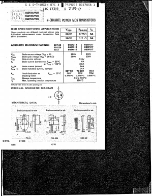 SGSP217 Datasheet PDF STMicroelectronics