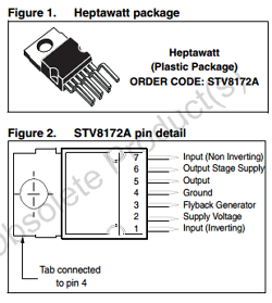 STV8172A Datasheet PDF STMicroelectronics
