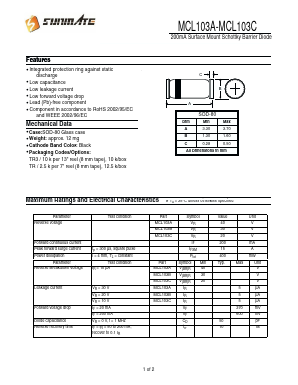 MCL103A Datasheet PDF SUNMATE electronic Co., LTD