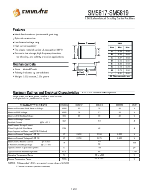 SM5818 Datasheet PDF SUNMATE electronic Co., LTD