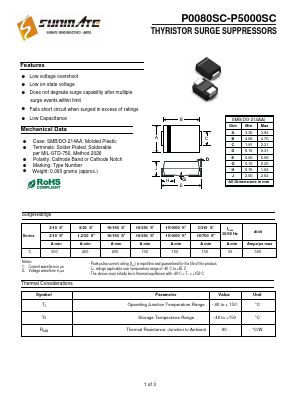 P1800SC Datasheet PDF SUNMATE electronic Co., LTD