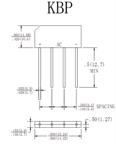 KBP204 Datasheet PDF Suntan Capacitors