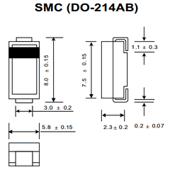 SMCJ30CA Datasheet PDF SynSemi, Inc.