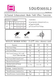SDU3055L2 Datasheet PDF Samhop Mircroelectronics