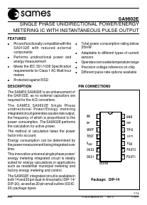 SA9602E Datasheet PDF South African Micro Electronic Systems
