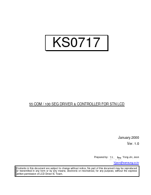 KS0717 Datasheet PDF Samsung