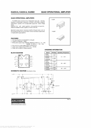 KA2902A Datasheet PDF Samsung