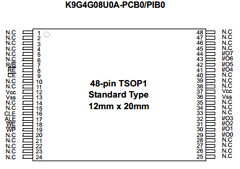 K9G4G08B0A Datasheet PDF Samsung