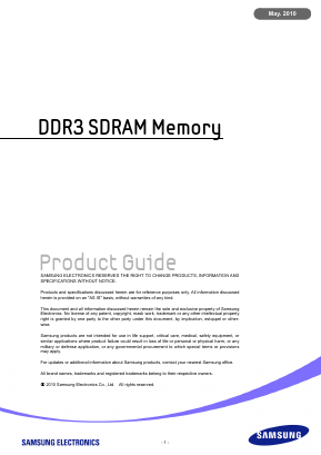 K4B2G0846E_ Datasheet PDF Samsung